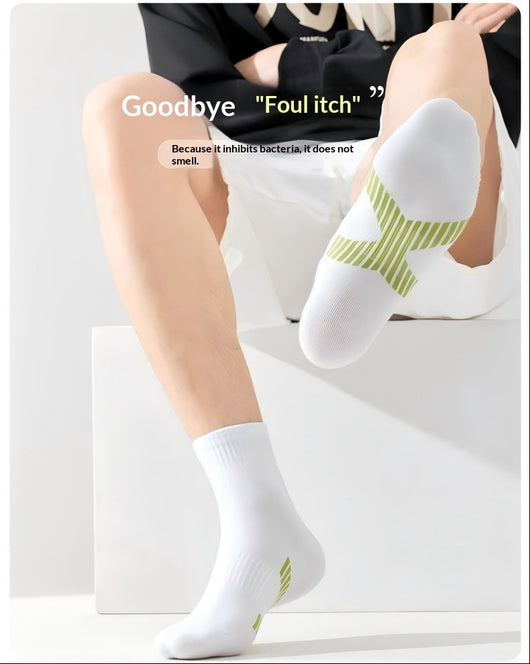 Calcetines Antibacterianos de Algodón Peinado para Hombre - Todo el Año - Image 20