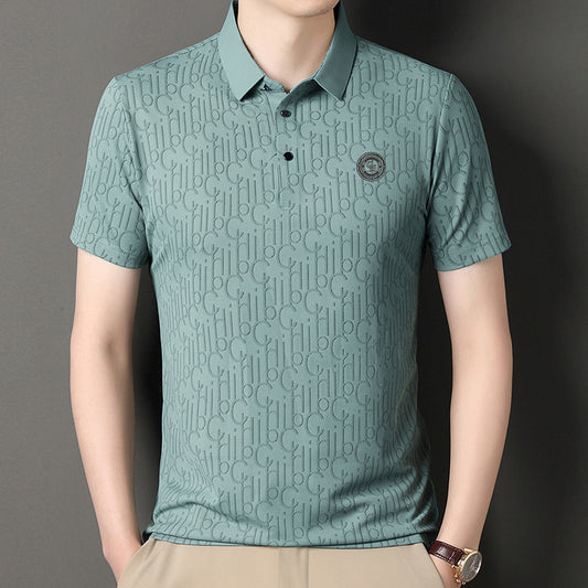 Playera Manga Corta Ice Silk para Hombre - Frescura Total en Verano