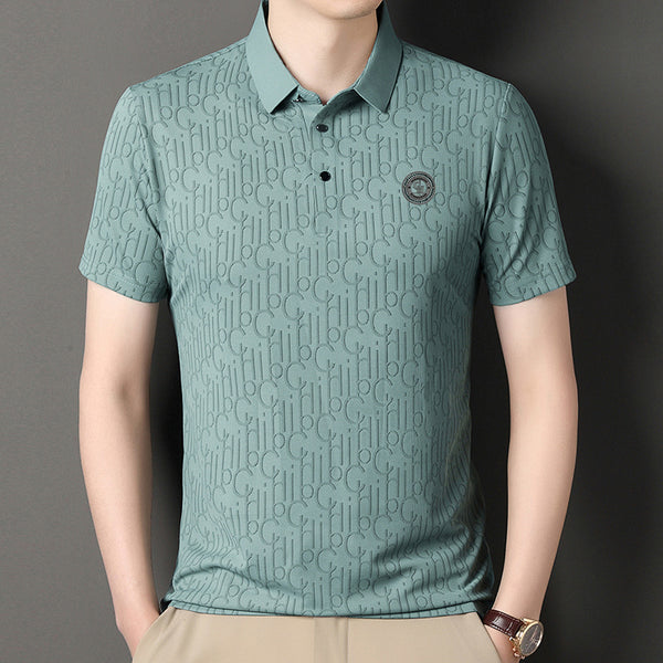 Playera Manga Corta Ice Silk para Hombre - Frescura Total en Verano