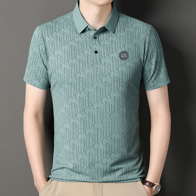 Playera Manga Corta Ice Silk para Hombre - Frescura Total en Verano