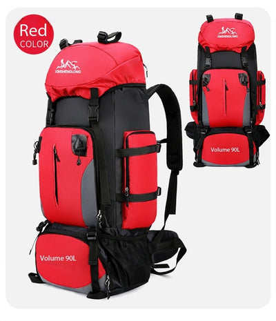 Mochila de Viaje 90L Impermeable para Senderismo y Trabajo - Image 48