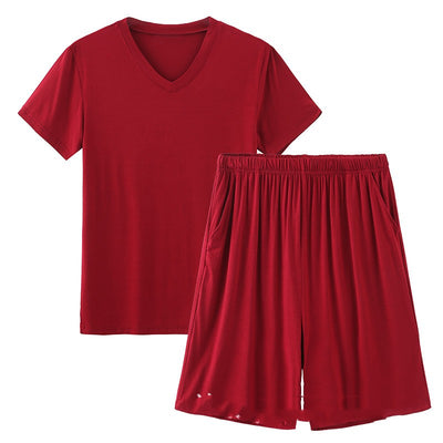 Pijama de Verano Modal para Hombre - Shorts y Manga Corta - Image 12