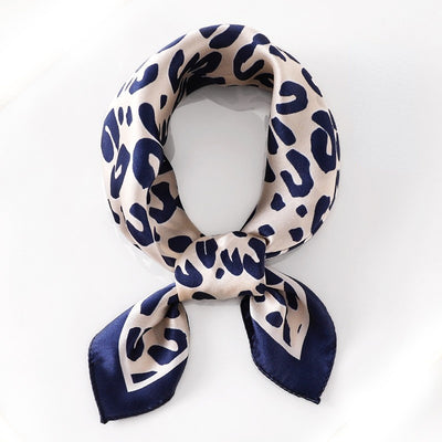 Pañuelo de Seda Cuadrado para Mujer - Diseño Estampado Versátil Primavera Verano - Image 32
