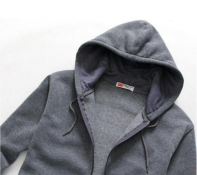 Sudadera con Capucha y Bolsillos de Cierre Combinado - Image 11