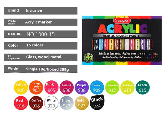 Set de 48 Marcadores Acuarela para Cerámica y Graffiti DIY - Image 25