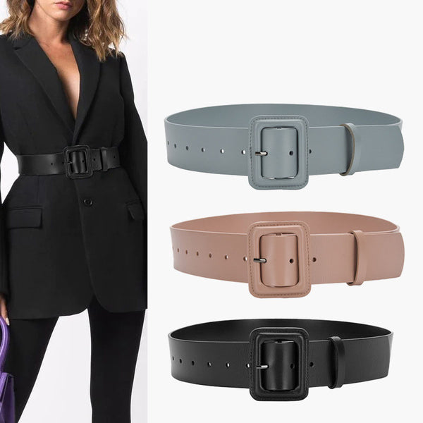 Cinturón de Cintura Ancha para Mujer - Acceorio Elegante para Suéteres y Vestidos