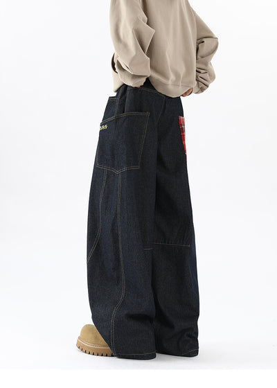Pantalones Cargo Vaqueros con Bolsillos Grandes Diseño Retro para Hombre - Image 16