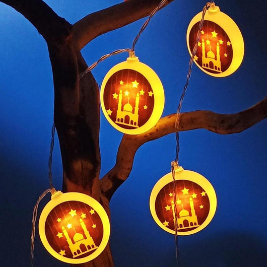 Lámpara Decorativa Xingyue Castle con Cadena de Iluminación LED - Image 7