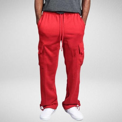 Pantalones Casuales con Cintura Elástica y Cordón Ajustable - Múltiples Bolsillos - Image 9