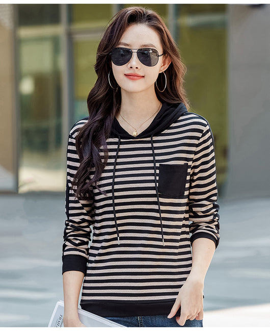 Blusa Larga Coreana Holgada para Tallas Grandes - Manga Larga Versátil - Image 16