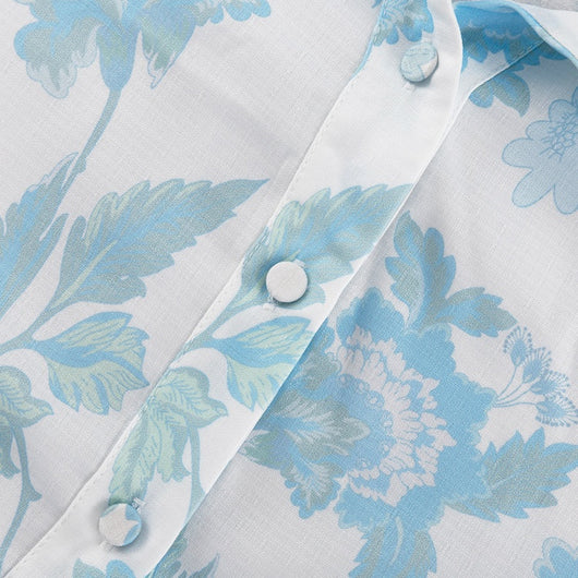 Conjunto de Dos Piezas: Camisa Suelta Larga y Short Talle Alto con Cinturón - Image 18