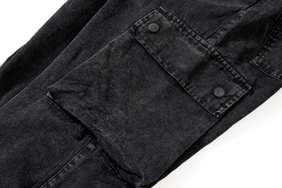 Pantalones Cargo Militares con Cierre y Cordón - Image 14