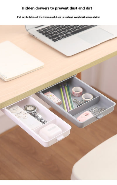 Cajón Organizador Adhesivo Oculto para Bajo Escritorio - Image 21