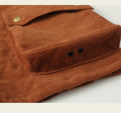Abrigo Trench Vintage en Pana Estilo Maillard - Image 25