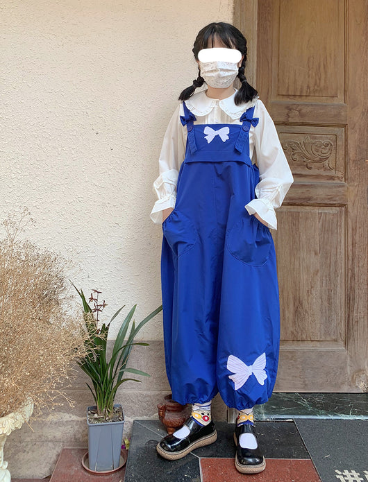 Pantalones Holgados con Lazo Delantero para Mujer - Image 9