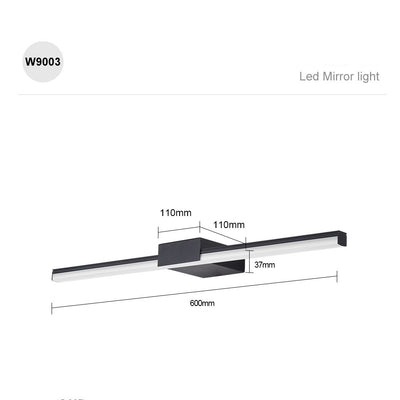 Espejo LED Nórdico para Baño con Iluminación Frontal - Image 9