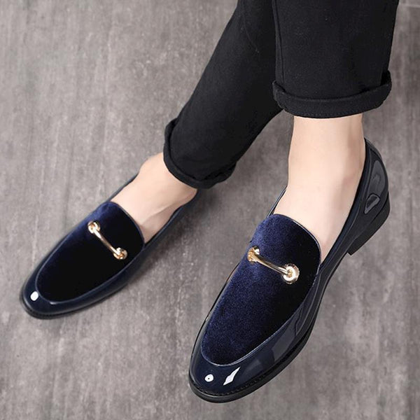 Zapatos de Cuero Estilo Británico para Hombre