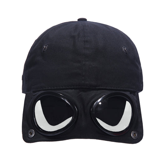 Gafas Aviador Retro Hip Hop con Gorra Integrada - Image 7