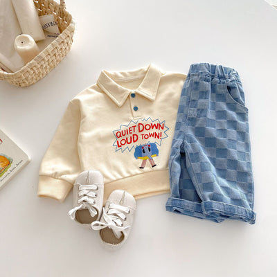 Pantalones Casuales a Cuadros para Niños - Estilo Versátil - Image 2