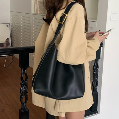 Bolso Bandolera Tipo Bucket de Gran Capacidad Versátil para Mujer - Image 5
