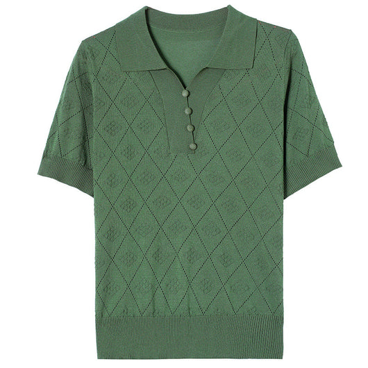 Polo Tejido Transpirable para Mujer - Comodidad Fresca Todo el Día - Image 5