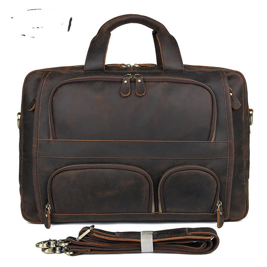 Maletín Vintage de Cuero para Hombre - Bolsa de Negocios Premium - Image 6