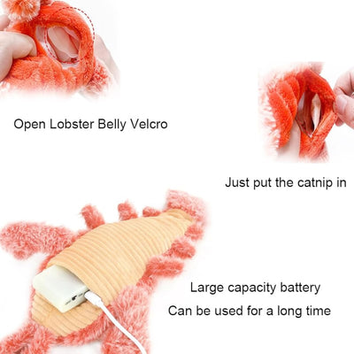 Juguete Langosta Saltarina para Gatos y Perros Pequeños - Juguete Interactivo Recargable USB - Image 6