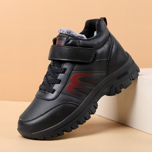 Zapatos de Cuero Cálidos e Impermeables para Adultos Mayores - Image 15