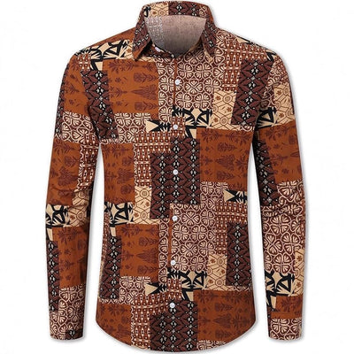 Camisa Manga Larga Estampado Floral para Hombre - Image 2