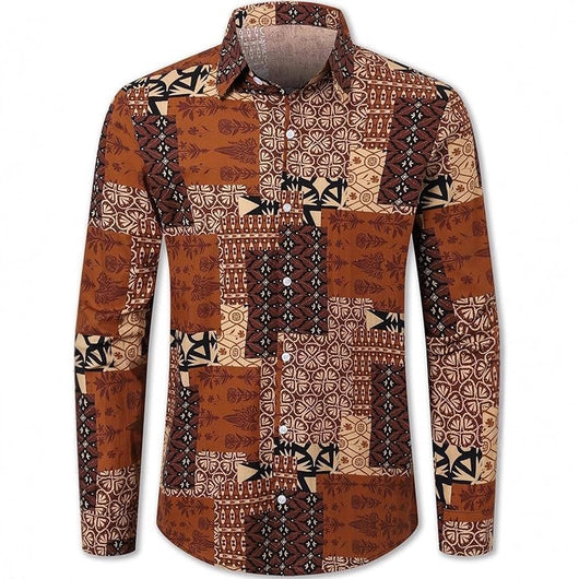 Camisa Manga Larga Estampado Floral para Hombre - Image 2