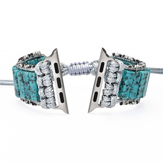 Reloj Bohemio con Pulsera de Piedra Ágata Azul - Diseño Minimalista - Image 9