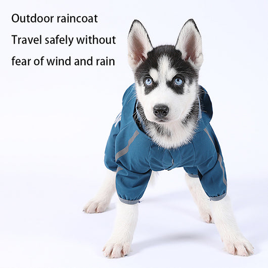 Capa Impermeable para Perros Grandes con Franja Reflectante - Image 8