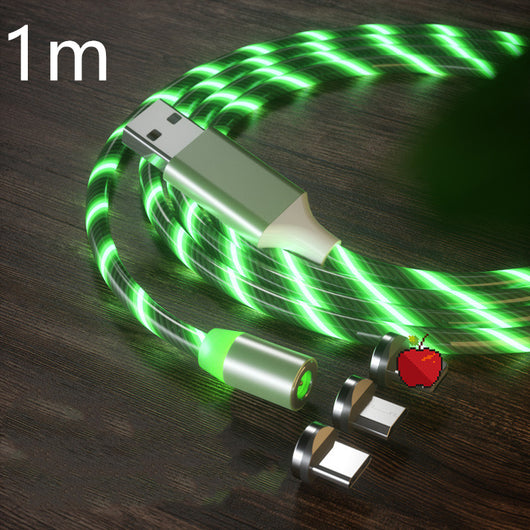 Cable de Carga Magnético Rápido con LED - USB Tipo-C, Micro USB y Lightning - Image 27