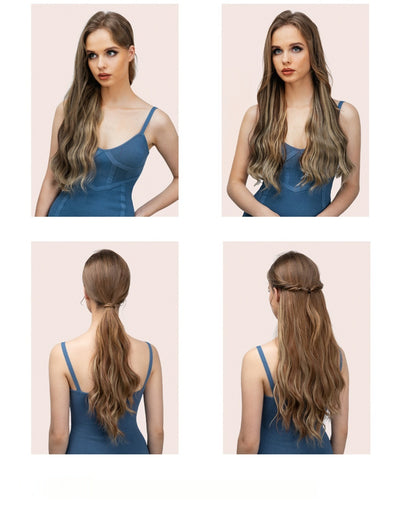 Set de 4 Pelucas de Fibra Térmica para Mujer - Cambio de Look Instantáneo - Image 27
