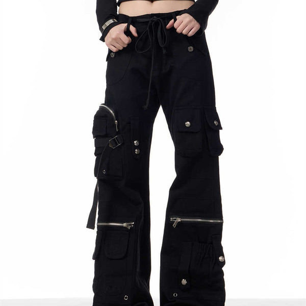 Pantalones Rectos Oversized de Tela Pesada - Colección Primavera