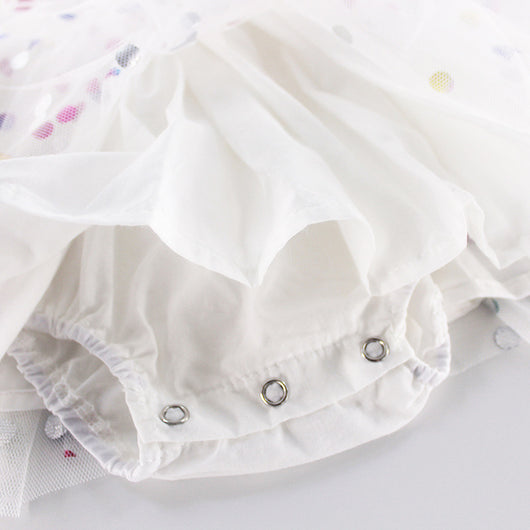 Enterizo para Bebé Niña Cien Días - Malla de Algodón con Estampado Caliente - Image 3