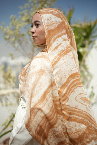 Pañuelo Hijab de Satén Estampado - Image 16