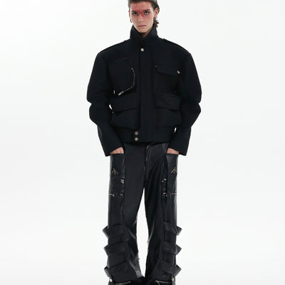 Chaqueta Cargo Profesional Multi-bolsillos para Trabajo Pesado - Image 9