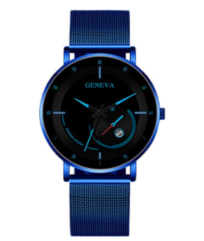 Reloj Inteligente Digital Empresarial con Correa de Malla y Calendario - Image 7