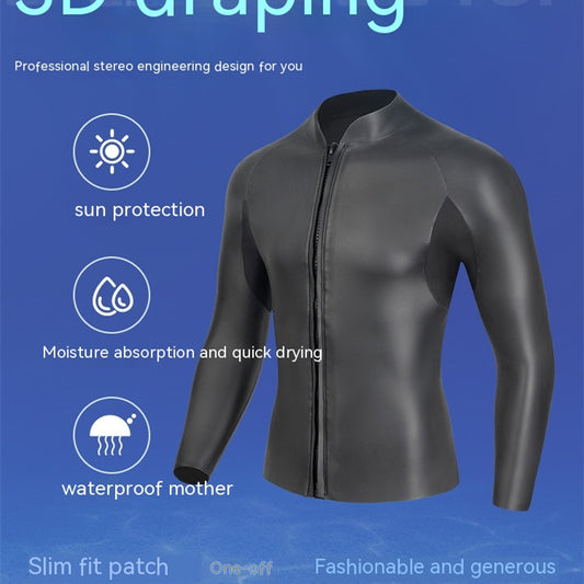 Traje de Buceo y Surf con Adhesivo de Cuero Premium