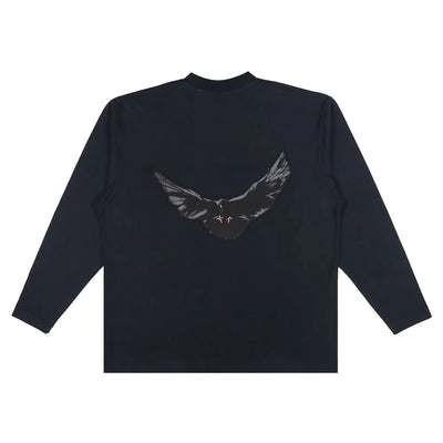 Playera Oversize Frog Drift Paloma Blanca Manga Larga - Image 5