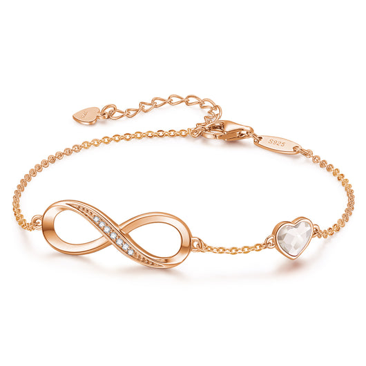 Pulsera de Plata Esterlina para Mujer - Amor Eterno Minimalista - Image 12