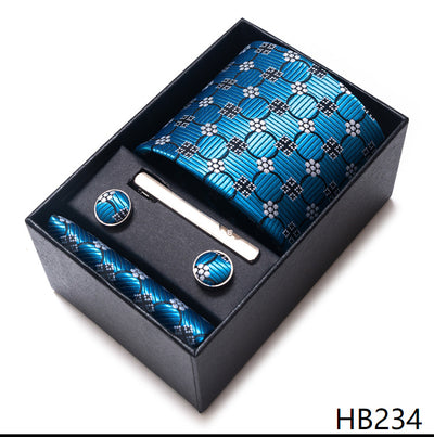 Corbata Jacquard Profesional Tejida en Trama para Negocios - Image 34