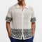 Playera Masculina Calada Transpirable de Punto Soluble