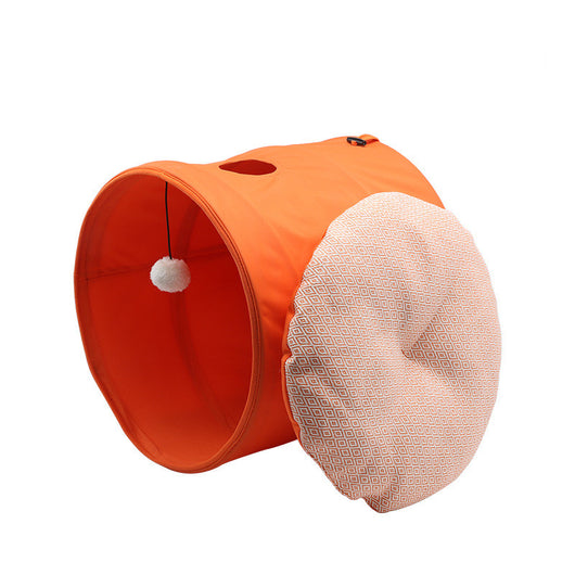 Caseta Cilíndrica de Tela Oxford para Gatos y Perros - Image 2