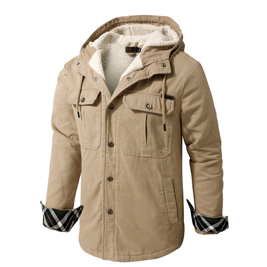 Chaqueta de Invierno Acolchada con Capucha para Mujer (Tallas Grandes)