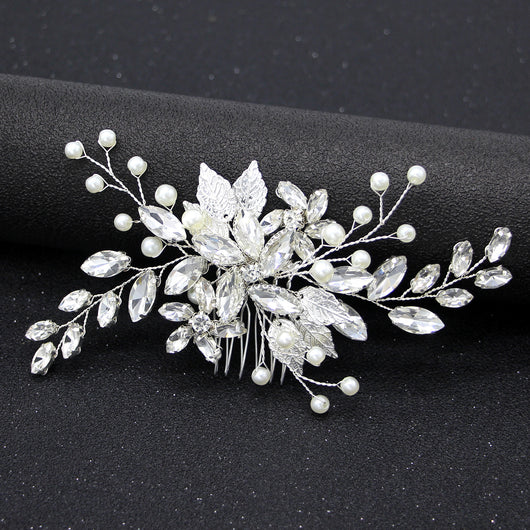 Tocado de Gasa Cristalina en Oro y Plata para Vestidos de Fiesta - Image 11