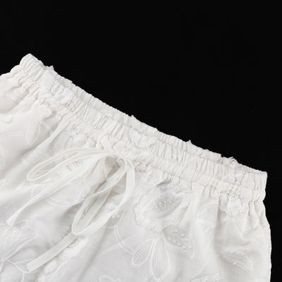 Conjunto Transparente con Bordados y Short de Talle Alto - Image 17