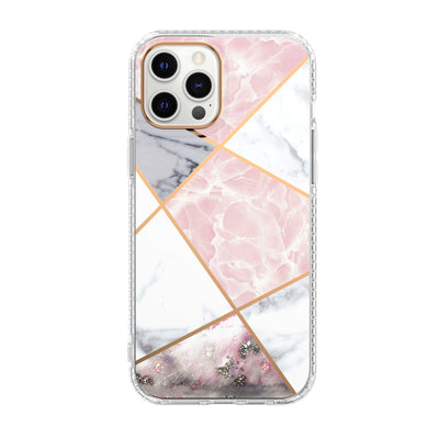 Funda Transparente para Celular con Patrón Mármol Mosaico y Flores - Image 11