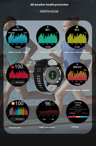 Reloj Deportivo Inteligente con Altímetro, Brújula y Presión Atmosférica - Image 14